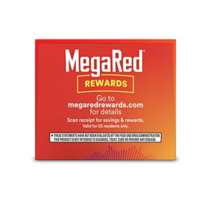 MegaRed - Omega-3 Krill Oil 350mg Softgels (130 Count in A Bottle), EPA & DHA Omega-3 Fatty Acids with No Fishy Aftertaste Unlike Fish Oil, Contains Antioxidant Astaxanthin - Nirvana Guru