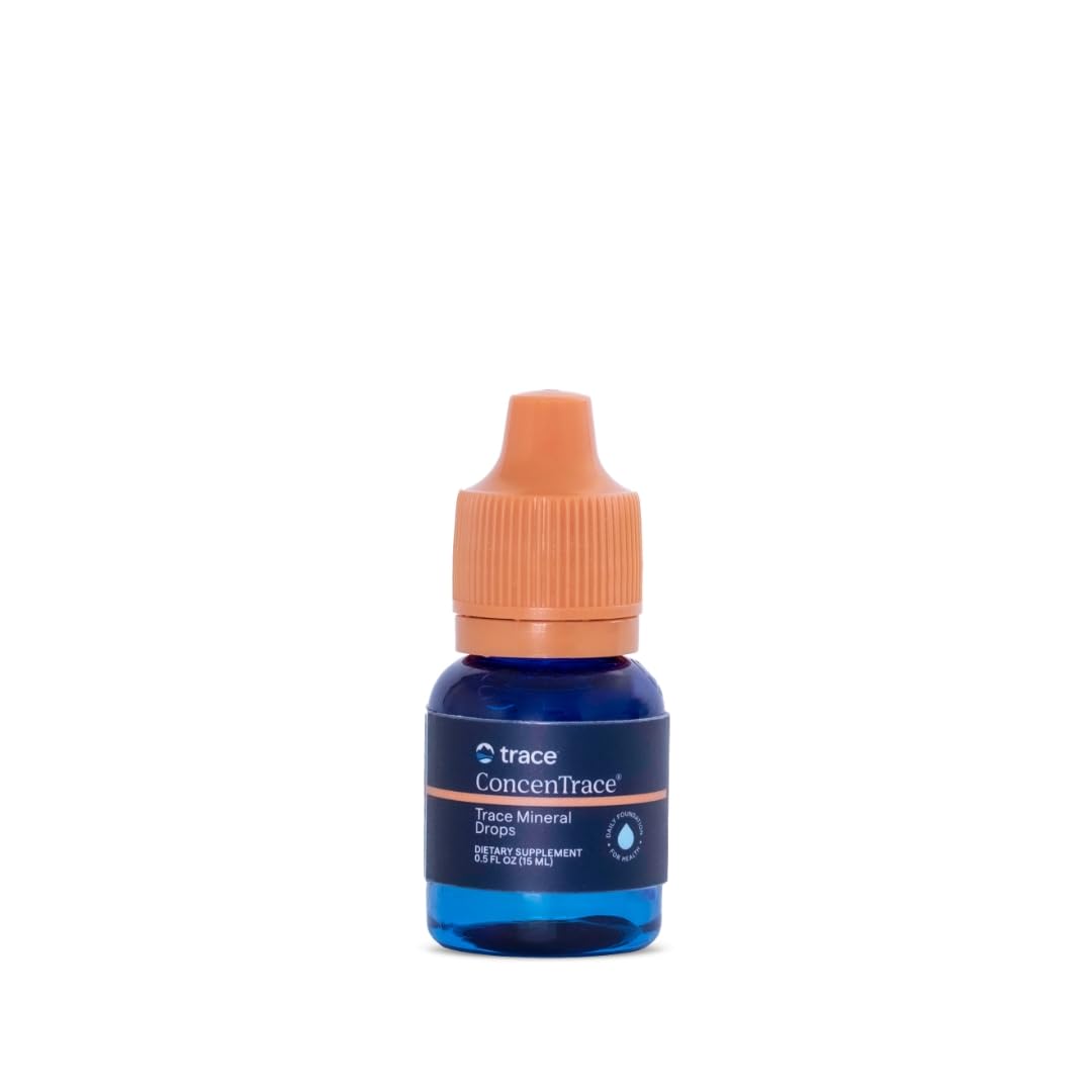 Trace Minerals ConcenTrace Trace Mineral Drops | All-Natural Liquid Minerals | Replenishes Electrolytes & Supports Hydration, Energy, Mood, Muscles, Digestion, & Restful Sleep | 8 fl oz (96 Servings) Nirvana Guru