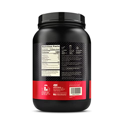 Optimum Nutrition Gold Standard 100% Whey Protein Powder, Double Rich Chocolate, 2 Pound (Packaging May Vary) - Nirvana Guru