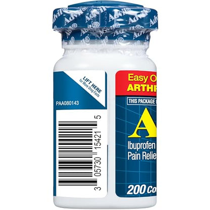 Advil Liqui-Gels minis Pain Reliever and Fever Reducer, Pain Medicine for Adults with Ibuprofen 200mg for Pain Relief - 200 Liquid Filled Capsules