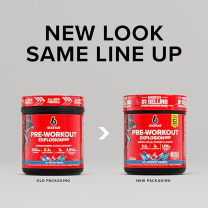 Six Star Pre-Workout Powder for Men & Women, Fruit Punch (30 Servings) - Preworkout Explosion 2.0 Energy Powder Drink Mix with Beta-Alanine & Caffeine - Sports Nutrition Supplement Products Nirvana Guru