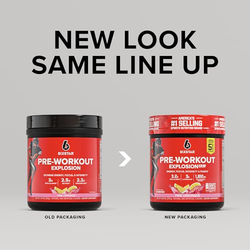 Six Star Pre-Workout Powder for Men & Women, Fruit Punch (30 Servings) - Preworkout Explosion 2.0 Energy Powder Drink Mix with Beta-Alanine & Caffeine - Sports Nutrition Supplement Products Nirvana Guru