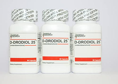 D-Drodiol 25 - Mass, Strength, & Power - 1 Month Supply Nirvana Guru