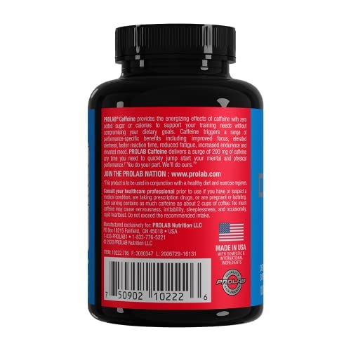 ProLab Caffeine Tablets 100 Count