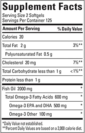 Nature Made Burp Less Ultra Omega 3 Fish Oil Supplements, 1400mg Fish Oil Omega 3 Supplements as Ethyl Esters for Healthy Heart Brain Eyes Support, One Per Day, 90 Softgels - Nirvana Guru