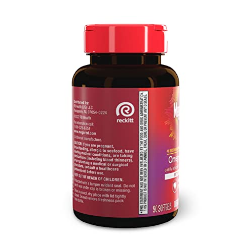 MegaRed - Omega-3 Krill Oil 350mg Softgels (130 Count in A Bottle), EPA & DHA Omega-3 Fatty Acids with No Fishy Aftertaste Unlike Fish Oil, Contains Antioxidant Astaxanthin - Nirvana Guru