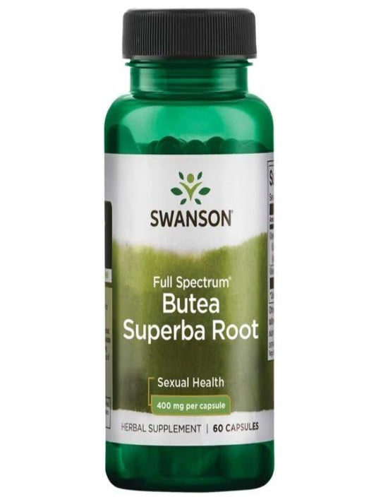 Swanson Butea Superba Root Full Spectrum Intimacy & Sexual Support 400 Milligrams 60 Capsules 2 Pack Nirvana Guru