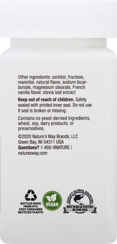 Nature's Way Zinc Lozenges with Vitamin C & Echinacea, Immune Support*, 23 mg of Zinc & 100 mg of Vitamin C per Serving, Wild Berry Flavored, 60 Lozenges (Packaging May Vary) - Nirvana Guru