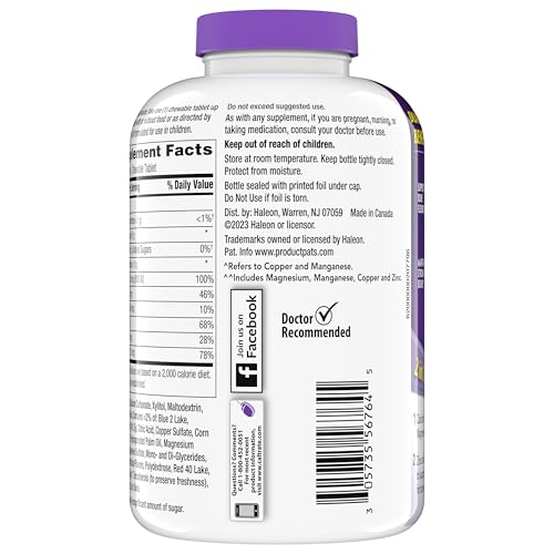 Caltrate Chewables 600 +D3 Plus Minerals Calcium and Vitamin D, Sugar Free, Cherry, Orange and Fruit Punch, 155 count Nirvana Guru