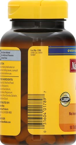 Nature Made Multivitamin For Him with No Iron, Mens Multivitamins for Daily Nutritional Support, Multivitamin for Men, 90 Tablets, 90 Day Supply - Nirvana Guru
