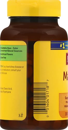 Nature Made Magnesium 250 mg, Magnesium Supplement for Muscle, Heart, Bone and Nerve Support, 90 Softgels, 90 Day Supply - Nirvana Guru