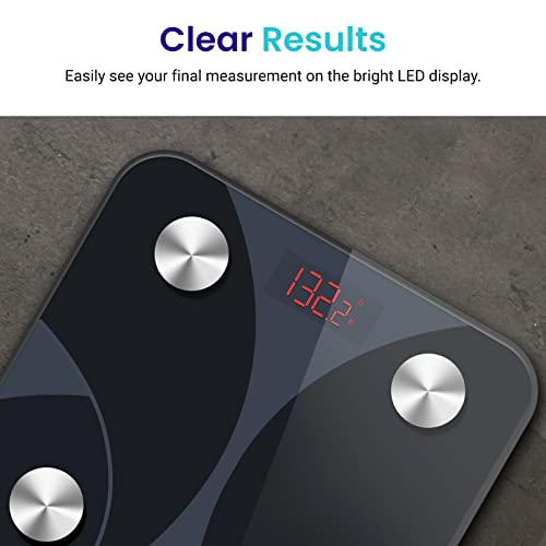 Etekcity Smart Scale for Body Weight FSA HSA Store Eligible, Bathroom Digital Weighing Scale with BMI, Body Fat, Muscle Mass, Accurate Bluetooth Home User Health Equipment Sync Apps Nirvana Guru