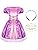 Princess Dress Up Clothes for Little Girl Role Play Costume Gift Set Princess Dress Up Toys for Toddler Girls Nirvana Guru