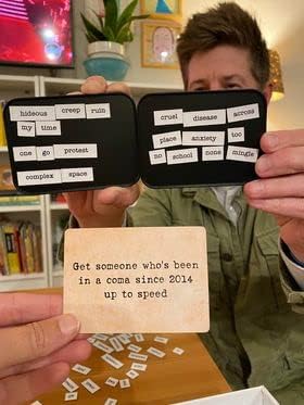 Ransom Notes - The Ridiculous Word Magnet Party Game, 3+ Players Nirvana Guru