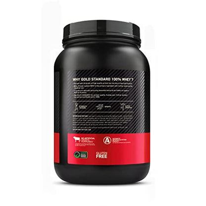 Optimum Nutrition Gold Standard 100% Whey Protein Powder, Double Rich Chocolate, 2 Pound (Packaging May Vary) - Nirvana Guru