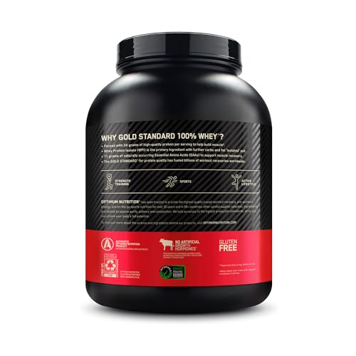 Optimum Nutrition Gold Standard 100% Whey Protein Powder, Double Rich Chocolate, 2 Pound (Packaging May Vary) - Nirvana Guru