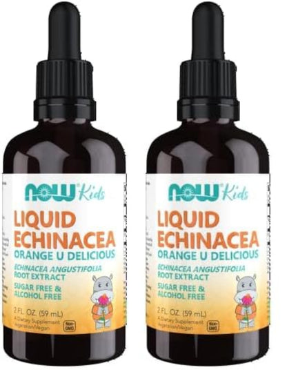 NOW Supplements, Kids Liquid Echinacea with Dropper, Immune System Support, Formulated for Kids, 2 Fl Ounce, Packaging May Vary (Pack of 2) - Nirvana Guru