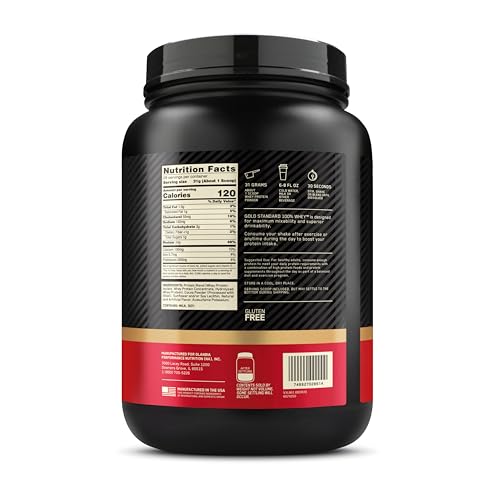 Optimum Nutrition Gold Standard 100% Whey Protein Powder, Double Rich Chocolate, 2 Pound (Packaging May Vary) - Nirvana Guru