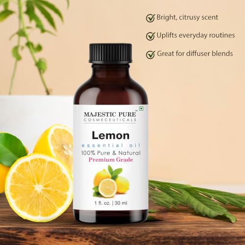 Majestic Pure Lavender Essential Oil with Glass Dropper | 100% Pure and Natural Lavender Oil | Premium Grade Essential Oils for Diffusers, Skin, Aromatherapy, Massage | 4 Fl Oz - Nirvana Guru