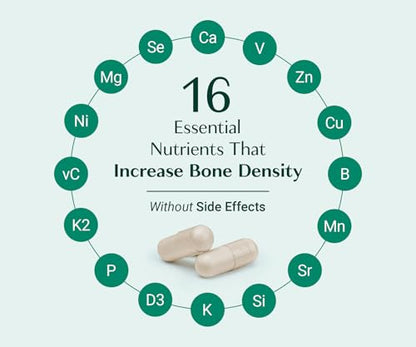 ALGAECAL Organic Red Algae Calcium Supplement for Bone Density, Vitamin K2 MK7 (100mg), Vitamin D3 (1600 IU), Magnesium (350mg) & Trace Minerals & Strength, Easy to Swallow, 120 Veggie Caps Nirvana Guru