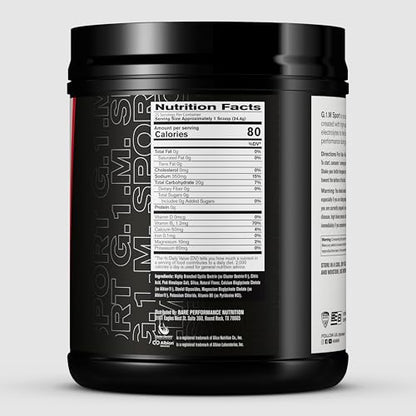 BARE PERFORMANCE NUTRITION, BPN G.1.M Go One More Sport, Endurance Training Fuel, Superior Carbohydrate & Electrolytes Powder Formula, Reduce Fatigue, Lemon Lime, 25 Servings