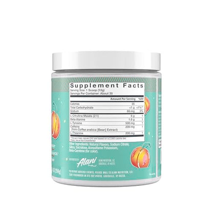Alani Nu Pre Workout Powder Hawaiian Shaved ICE, Amino Energy Boost, Endurance Supplement, Sugar Free, 200mg Caffeine, L-Theanine, Beta-Alanine, L-Citrulline, 30 Servings Nirvana Guru