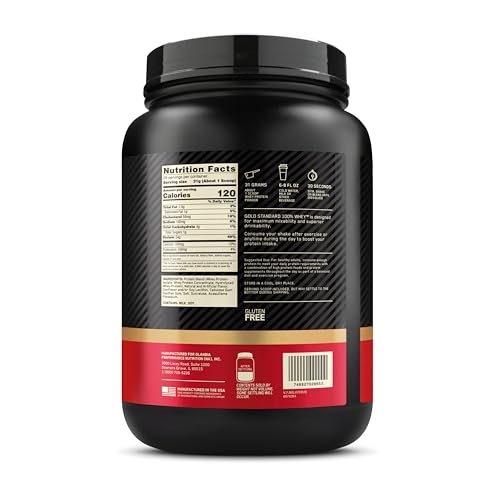Optimum Nutrition Gold Standard 100% Whey Protein Powder, Double Rich Chocolate, 2 Pound (Packaging May Vary) - Nirvana Guru