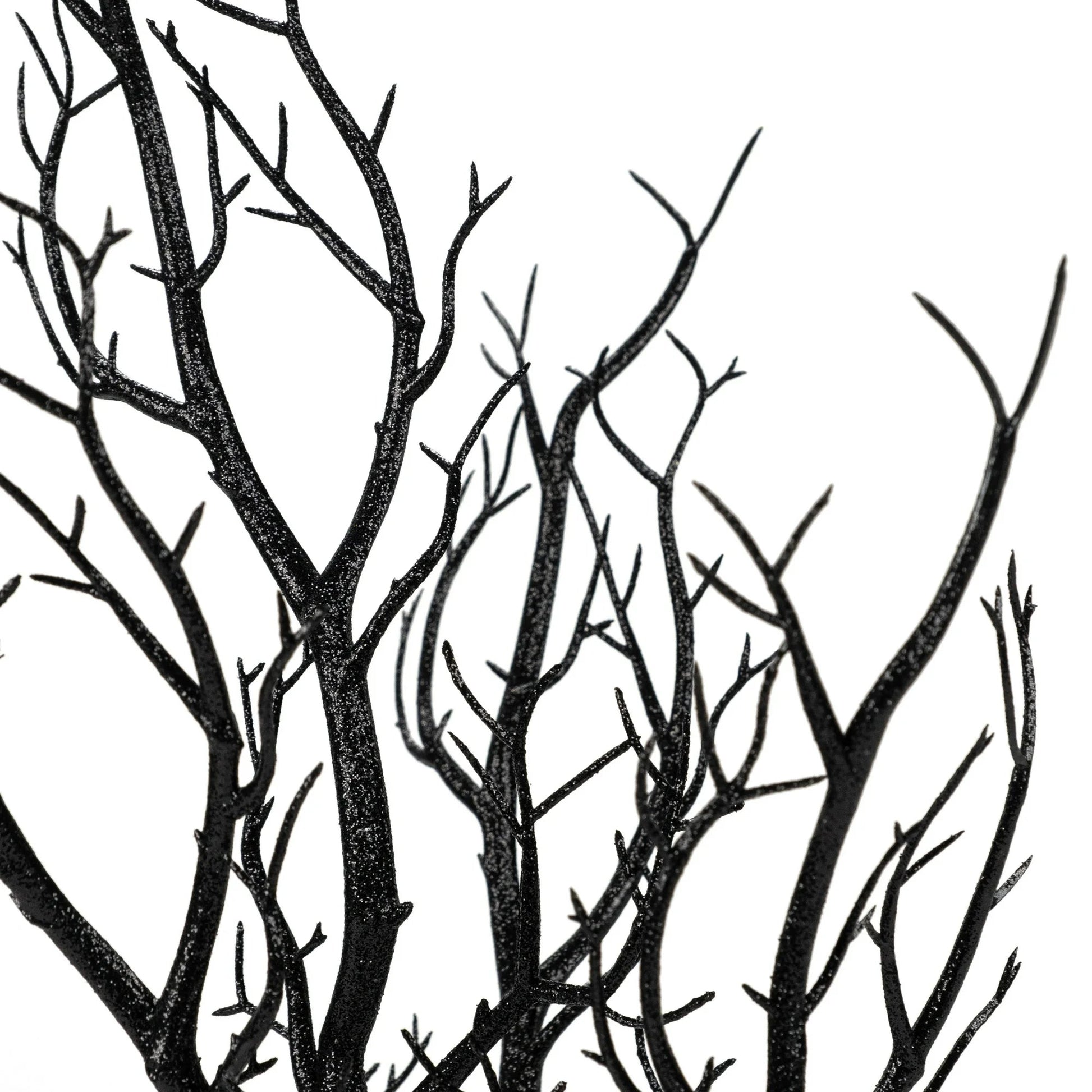 Ghostly Disco Tree Tabletop Decor, Silver & Black, 18", Halloween by Way To Celebrate nirvanaguru