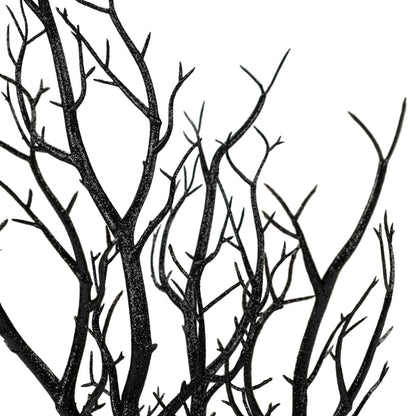 Ghostly Disco Tree Tabletop Decor, Silver & Black, 18", Halloween by Way To Celebrate nirvanaguru