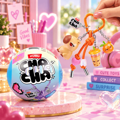 ZURU ChaChaCha Charms Keychain – Collectible Keychain Toy