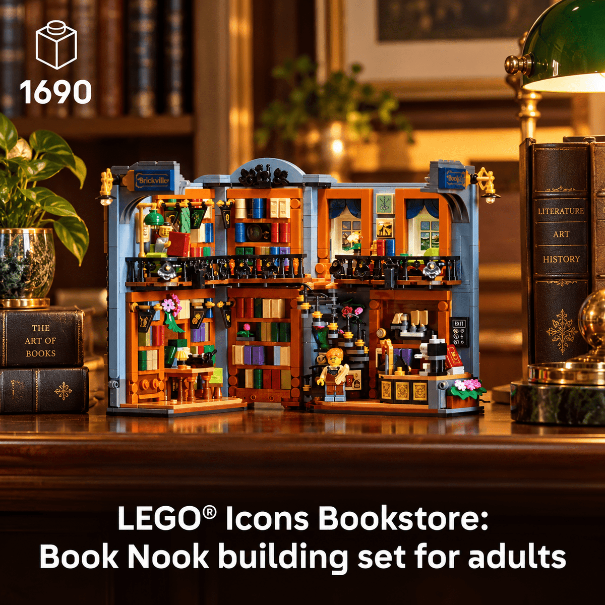 LEGO Icons Bookstore: Book Nook Building Set 11379
