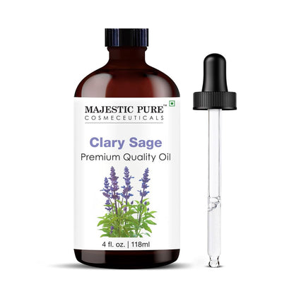 Majestic Pure Lavender Essential Oil with Glass Dropper | 100% Pure and Natural Lavender Oil | Premium Grade Essential Oils for Diffusers, Skin, Aromatherapy, Massage | 4 Fl Oz - Nirvana Guru