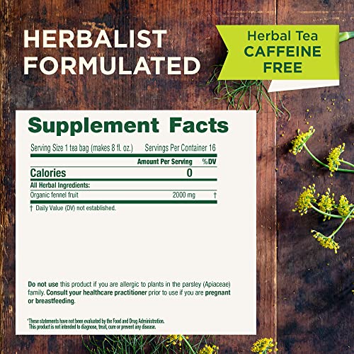 Traditional Medicinals Organic Fennel Tea, 16 Count - Nirvana Guru