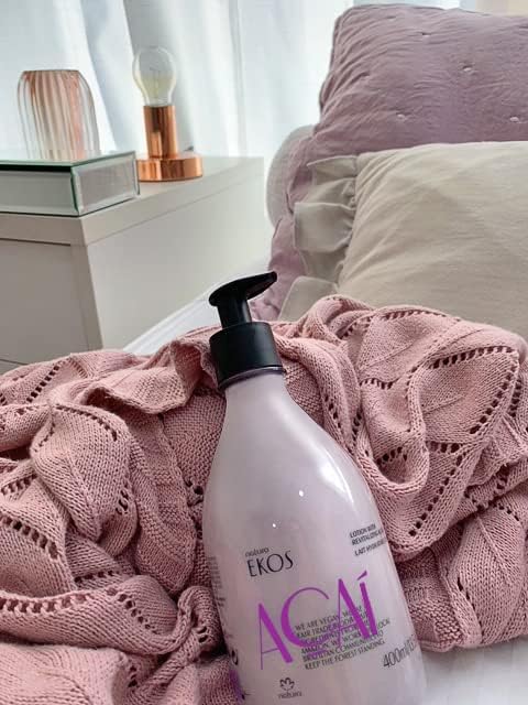 natura - Ekos Tukumã Replenishing Body Lotion - Vegan Skin Care - Moisturize & Improve Skin Texture - Boost Hyaluronic Acid - Brazilian Beauty Secrets - Self Care & Body Care - 13.5 fl oz (400ml) - Nirvana Guru
