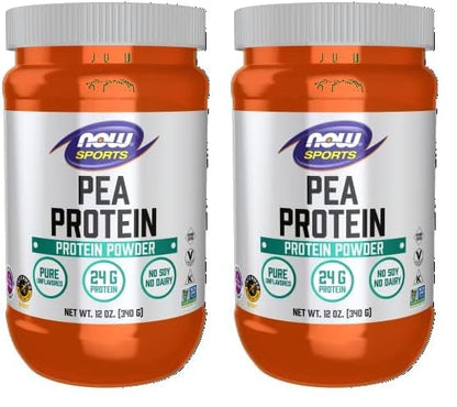 NOW Foods Sports Nutrition, Pea Protein 24 g, Fast Absorbing, Unflavored Powder, 2-Pound - Nirvana Guru