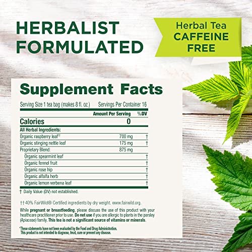 Traditional Medicinals Tea, Organic Healthy Cycle, Supports Healthy Menstrual Cycles, Includes Spearmint,16 Tea Bags - Nirvana Guru