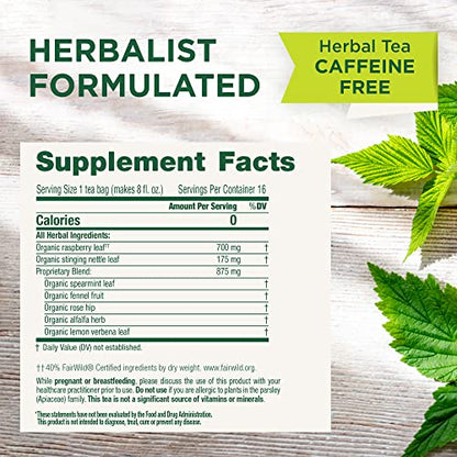Traditional Medicinals Tea, Organic Healthy Cycle, Supports Healthy Menstrual Cycles, Includes Spearmint,16 Tea Bags - Nirvana Guru