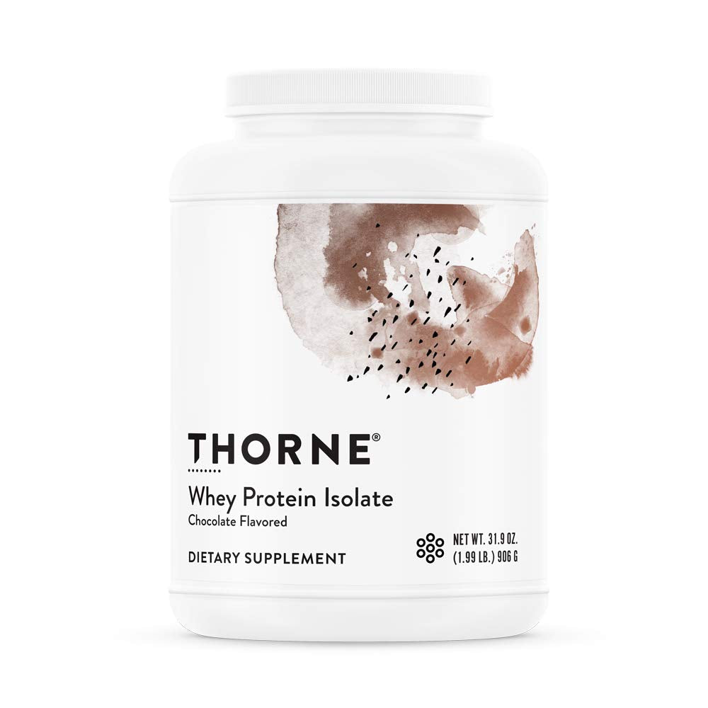 THORNE - Whey Protein Isolate - 21 Grams of Easy-to-Digest Whey Protein Powder - NSF Certified for Sport - Vanilla - 29.5 Ounces - 30 Servings - Nirvana Guru