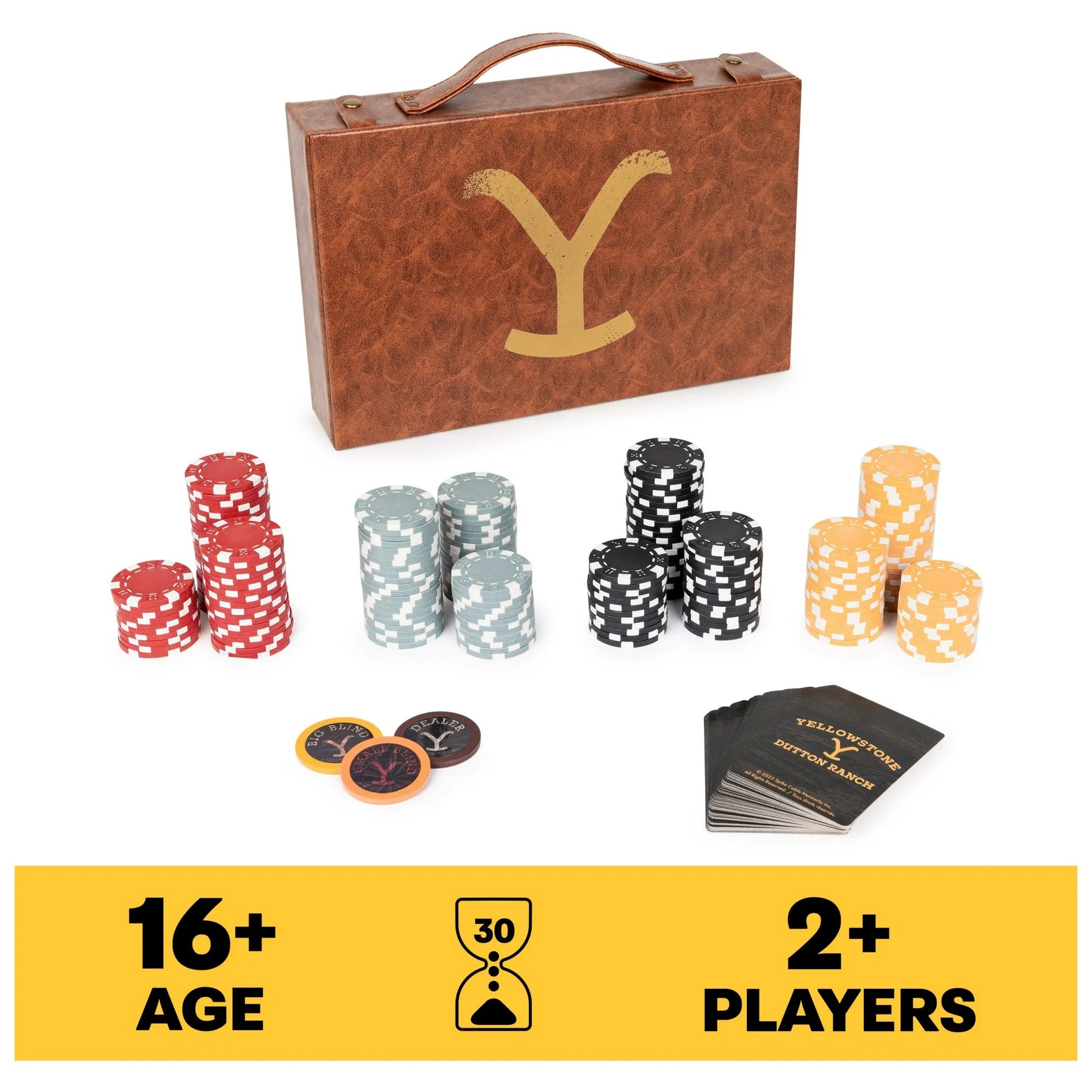 Spin Master Games, Yellowstone, 200-Piece Poker with Custom Carrying Case, Ages 16 and up nirvanaguru