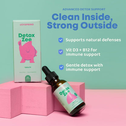 JoySpring Zeolite Drops for Kids – Natural Berry Flavor with Vitamin D3 – Supports Wellness & Everyday Vitality – 30-Day Supply Nirvana Guru
