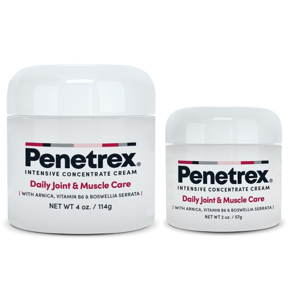 Penetrex Joint & Muscle Therapy - Soothing Muscle Rub for Back, Neck, Hands, Feet - Premium Whole Body Rub with Arnica, Vitamin B6 MSM & Boswellia - Non-Greasy 2oz Cream