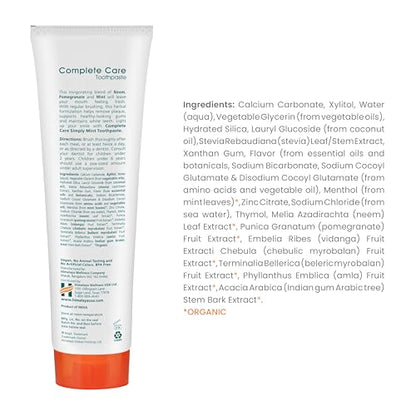 Himalaya Botanique Complete Care Toothpaste, Variety Pack - Fluoride Free Toothpaste for Clean Teeth & Fresh Breath - Vegan, Gluten Free, No Artificial Flavors, 5.29 oz (Pack of 4) - Nirvana Guru
