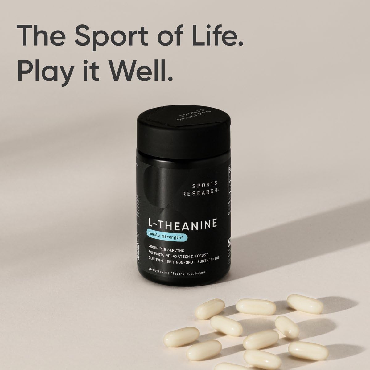 Sports Research Double Strength L-Theanine - Nirvana Guru