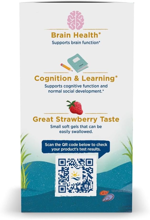 Nordic Naturals Ultimate Omega 2X Teen, Strawberry - 60 Mini Soft Gels - 1120 mg Total Omega-3s with EPA & DHA - Brain Health, Positive Mood, Social Development, Learning - Non-GMO - 30 Servings - Nirvana Guru