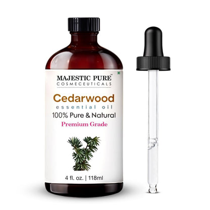 Majestic Pure Lavender Essential Oil with Glass Dropper | 100% Pure and Natural Lavender Oil | Premium Grade Essential Oils for Diffusers, Skin, Aromatherapy, Massage | 4 Fl Oz - Nirvana Guru