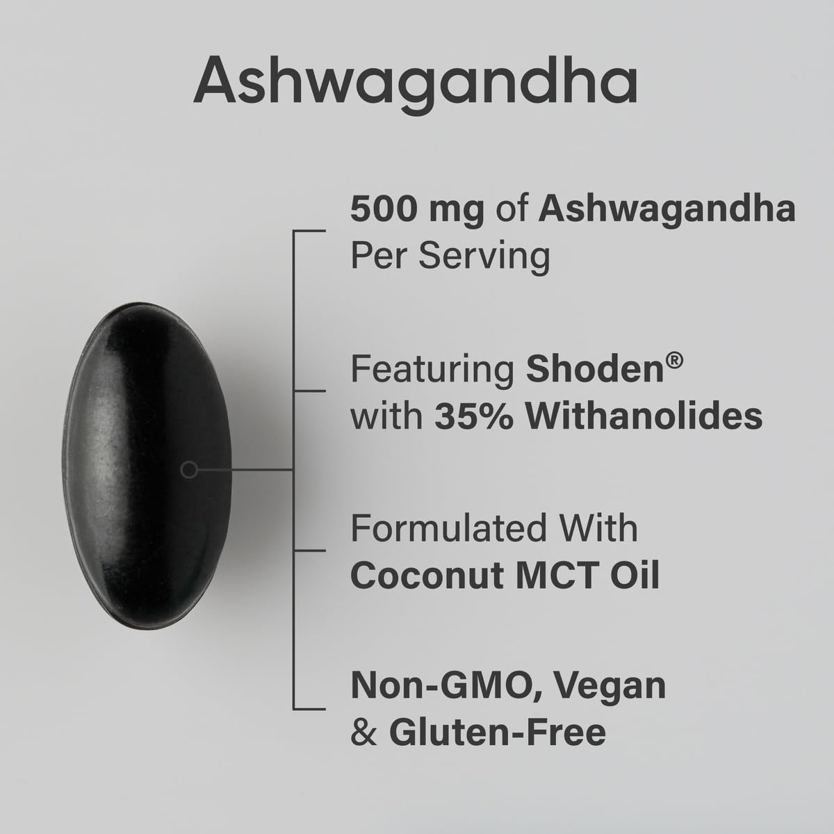 Sports Research® Ashwagandha Softgels with Coconut MCT Oil - Natural Adaptogen Made with Shoden® Ashwa for Relaxation, Calm & Sleep Support - Gluten Free & Vegan Friendly - 60 Count - Nirvana Guru