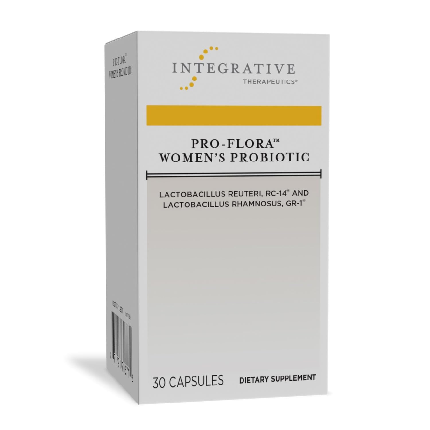Integrative Therapeutics Pro-Flora Women's Probiotic - Lactobacillus rhamnosus GR-1 and Lactobacillus reuteri RC-14 Strains - Urogenital and Women's Health Support Supplement* - 30 Capsules - Nirvana Guru