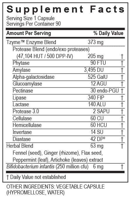 TRANSFORMATION THE GENESIS OF GOOD HEALTH Enzymes Carbo-G High Potency Enzyme Blend Formula Supplement with Probiotics & Herbs for Carbohydrate Breakdown, Nutrient Absorption, 90 Capsules - Nirvana Guru