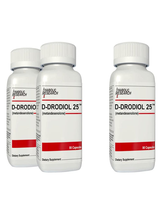 D-Drodiol 25 - Mass, Strength, & Power - 1 Month Supply Nirvana Guru