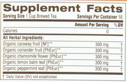 Traditional Medicinals Tea, Organic Gas Relief, Relieves Gas & Bloating, Chamomile Mint, 16 Tea Bags - Nirvana Guru